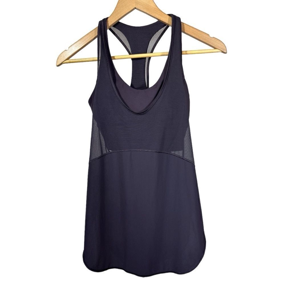 LULULEMON Women's Twist Around 2-in-1 Bra Tank Combo Top Purple Size 4